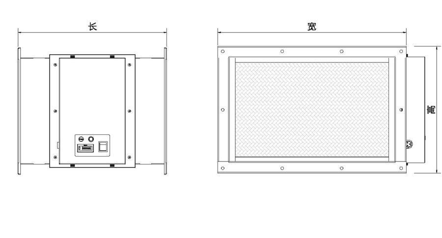 风道型电子空气净化模块